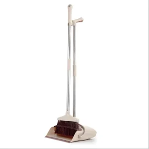 Long Handle Household Broom Bristle Brush and Dustpan Set Friendly Household Cleaning