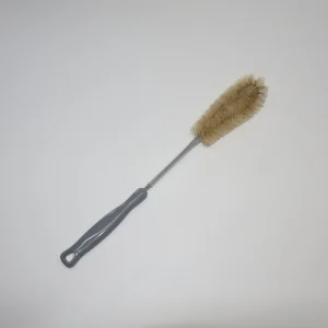 Long Handle Natural Bristle Cleaning Brush for Cups Baby Bottles & Thermoses
