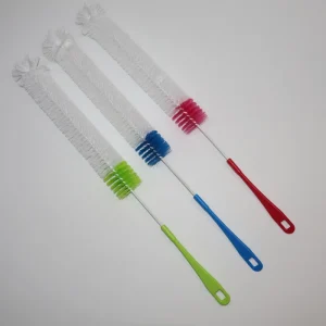 Long Handle PP Material Bottle Cleaning Brush Anti Scratch Soft Bristles Hanging Loop For Water Bottles Thermos Vases and Jars