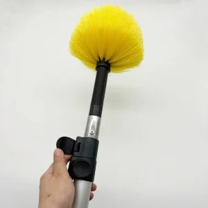 Long Handle Replacement Head Aluminum Telescopic Extendable Cobweb Duster for Cleaning High Ceiling Fan Cars