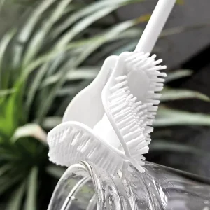 Long Handle Silicone Bottle Brush Cup Brush Foldable No Dead Angle Multifunctional Cleaning Brush
