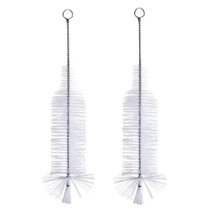 Long Handle Stainless Steel Bottle Cleaning Brush Scrubber for Sports Water Bottles Cups Coffee Mugs and Glasswares