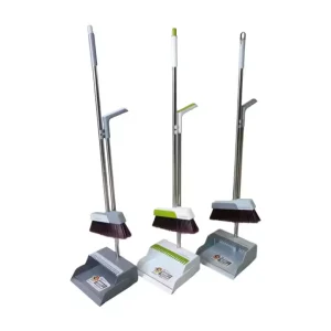 Long Handle Telescopic Folding Windproof Broom and Dustpan Combo Household Cleaning Tools Accessories Dust Broom Dustpan Set