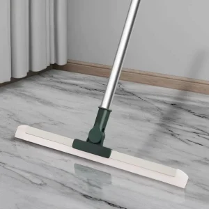 Long Handle Telescopic Magic Broom Silicone Floor Wiper Squeegee Strip for Window Glass Cleaning Brush for Household Bathroom