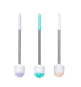 Long Handle Toilet Brush Holder Set Household Cleaning Products Home Clean Tools