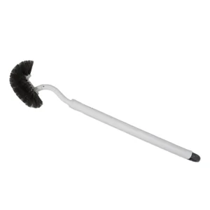 Long Handle Toilet Brush with Curved Head Plastic Handle and PP Brush