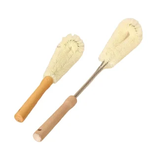 Long Handle Wooden Kitchen Cleaning Brushes for Water Bottles Cups Cup Cleaning Brush