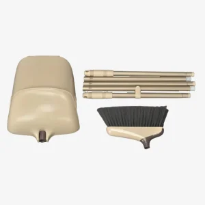 Long Handle and Teeth on Stand Up Dustpan and Broom Head for Home Use