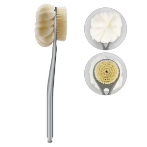 Long Handled Eco Friendly Durable Plastic Bath Brushes Shower Scrubber Exfoliating Massage Cleaning Brushes with Long Handles