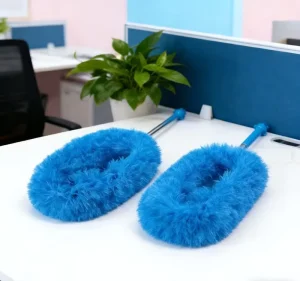 Long Handled Microfiber Ceiling Fan Duster Effortless Dust Locking Brush Cleaning for Car Use