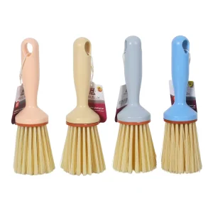 Long Handled Non Stick Kitchen Scrub Brush Thickened and Dense Non Scratch Easy to Clean Multi Purpose Kitchen