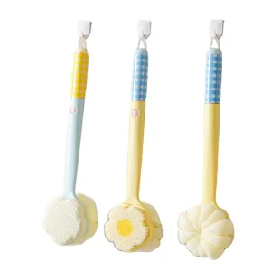 Long Handled Soft Double Sided Bath Brush for Scrubbing a Must Have for Bathing and Exfoliating Cleaning Brush