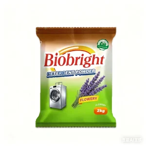 Long Lasting Fragrance Washing Powder 2kg Lavender Scent for Daily Household Clothes Washing