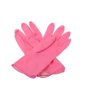 Long Sleeve Household Gloves Winter Work Gloves Pink 60g Custom Logo Custom Color Custom Package Comfort Kitchen Cleaning Latex