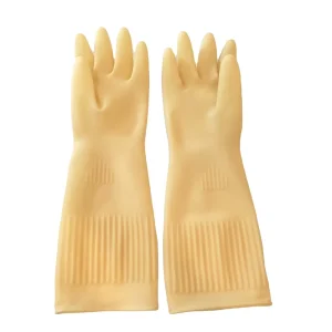 Long Sleeve Rubber Dish Washing Gloves