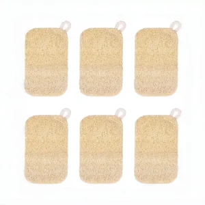 Loofah Vegetable Scrubber Scouring Pads Kitchen Dishes Cleaning Multi purpose Exfoliating Luffa Scrub Sponge