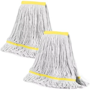Looped End Commercial Industrial Mop Replacement Head Heavy Duty String Wet Refill Reusable Metal Pole Mop Refill