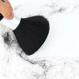 Loose Large Neck Duster Brush Soft Barber Face Cleaning Hairbrush Nylon Hair Plastic Handle Hair Brush Shaving Brush