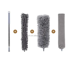 Low Moq Household Multifunction Telescoping Deep Cleaning Brush Duster Set