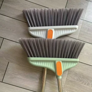 Low Price Brooms Dustpans Asian Floor Cleaning Plastic Broom Set Sweeping Broom for Home