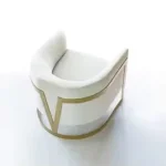 Luxury Gold Metal Accent Chair Velvet for Home Hotel Single Sofa Single Sofa Chairs Sofa Chair