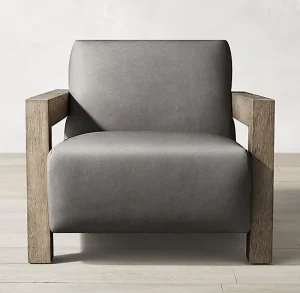 Luxury Living Room Furniture Modern Solid Wooden Legs and Armrest Fabric Upholstered Design Sofa Chair