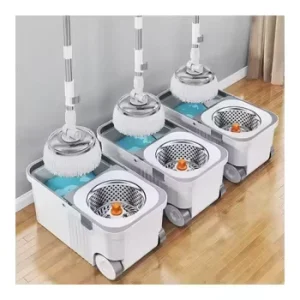 Luxury Mop Buckets with Wheels for Simple Floor Cleaning by Manufacturers Labor saving Rotating Mop Kits