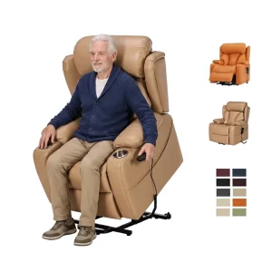Luxury Recliner Lift Sofa Patieent Elderly Care Electric Recliner Lift Chair 4 Motor With Head Lumber Adjustable Single Sofa
