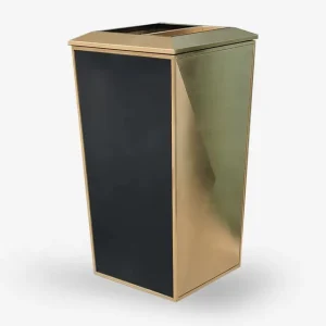 MAX-SN488 Hotel Garbage Bin Premium Eco Friendly Stainless Steel Trash Can for Hospitality Industry Durable Waste Bin