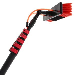 Made in China Aluminum Water Fed Telescopic Pole Solar Panel Cleaning Tool Durable Metal Telescopic Cleaning Mast