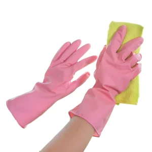Made in China Customized dish washing household cleaning gloves of Latex rubber With Price