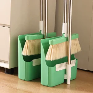 Magic Broom Floor Cleaner Stand up Broom and Dustpan Combo Set Wisp Broom and Dustpan