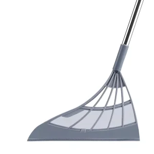Magic Broom with Non Stick Plastic Soft Bristles and 31cm Long Handle for Household Floor Cleaning Eco friendly Stocked