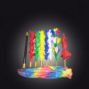 Magic Props Duster Flower Change Irregularly Umbrella Flag Discolor Tricks Unexpected Stage