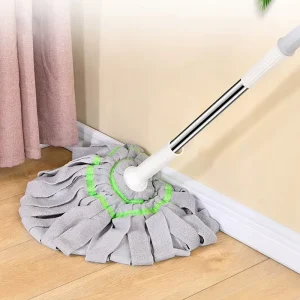 Magic Twisted Steel Pole Eco Friendly Self Wringer Ultra Fine Fiber Floor Mop Cleaning Mop