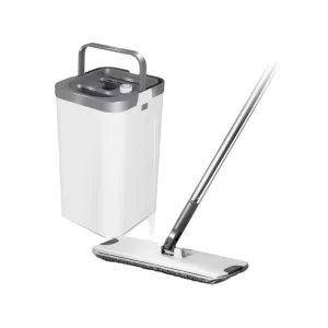 Magic Wash Flat Mop, Microfiber 360 Flat Mop With Bucket