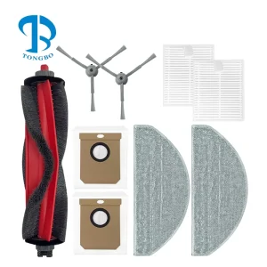 Main Roller Side Edge Brush Mop Pad Rag Dust Bag Hepa Filter Replacement Kit Fit for DEERMA S30 DEM S30 Robotic Vacuum Cleaner