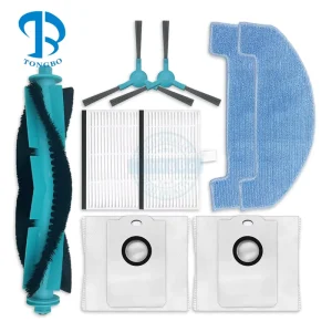 Main Side Brush HEPA Filter Mop Cloth Dust Bag Kit Fit for Conga 2499 Ultra Home Advanced Robot Vacuum Parts Accessories