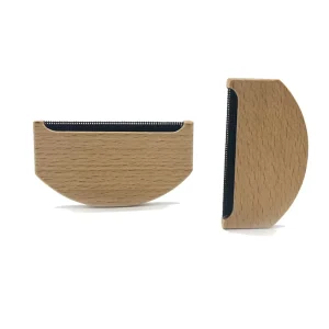 Manual Beechwood Red Cedar Clothing Brush Cashmere Wool Sweaters Tweed Coats Hats Lint Removal Roller Dust Scraper and Removal