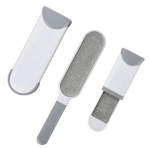 Manual Clothes and Bed Lint Remover Brush with PP Handle Polyester Handheld Portable Static Removal Tool Household Use