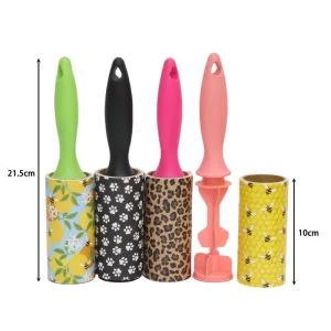 Manual Pet Hair Lint Remover Brush Customizable Logo Plastic PP Handle Economically Priced Lint Sticking Roller