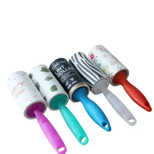 Manual Pet Hair Remover Rollers Sticky Clean PP Handle Lint Brushes for Dust Carpet Cloth Furniture Care Paper