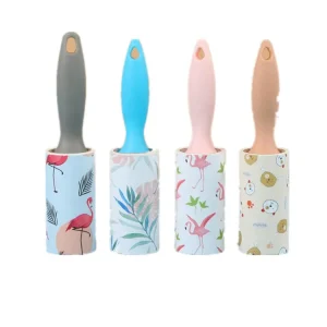 Manual Plastic PP Durable Eco Friendly Travel Sticky Lint Remover 60 Sheets Cleaning Pet Hair Clothes Carpet Bedding Dust Paper