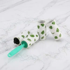 Manual Plastic Sticky Lint Roller for Clothes Dust Removal and Pet Hair Cleaning