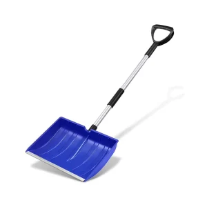 Manual Snow Shovel PP Scoop Grain-Storing Detachable Telescopic Plastic Pusher Hand Trowel Farming Tool