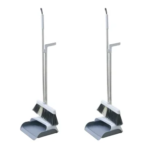 Manufacturer 2 in 1 Office Home Floor Cleaning Dustpan Foldable Rotatable Broom Dustpan Set with Comb Teeth NO.7711