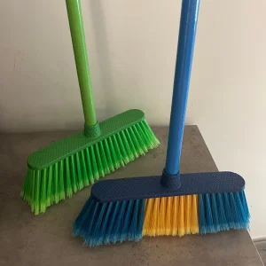Manufacturer Broom Dustpan with PVC Coated Wood Pole PP Bristle and Mop Head for Outdoor Use