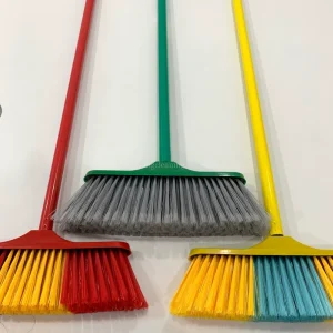 Manufacturer China Plastic Broom House Hold Cleaning Brush with Long Handle Broom