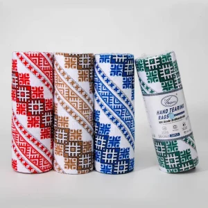Manufacturer Cleaning Cloth Roll Antibacterial Hand Tear Dishrags Kitchen Dish Cleaning Cloth Microfiber Wash Cloths Supplier