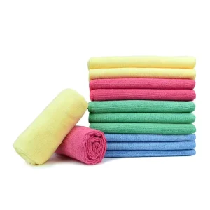 Manufacturer Custom Color Microfiber Towel Kitchen Dishcloth Car Rags Cleaning Clothing